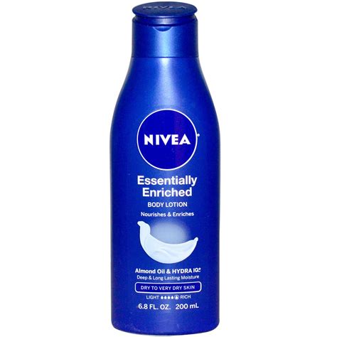 Nivea Essentially Enriched Body Lotion Almond Oil And Hydra Iq 68 Fl