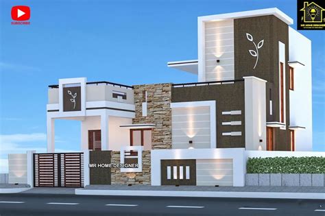 Front Wall Simple House Front Elevation Designs For Single Floor Most