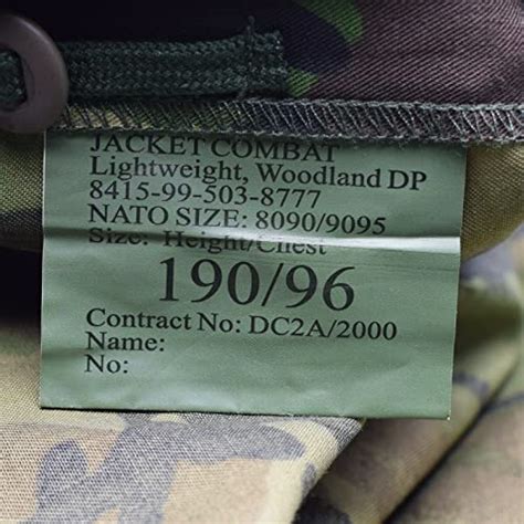 Original British Army Field Jacket Combat Dpm Military Jacket Shirt