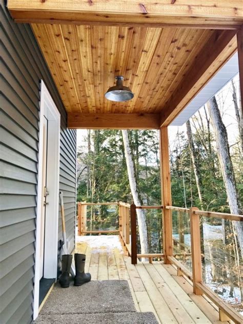 Many of our flush mount ceiling lights allow you to choose a matching light shade separately, giving you the flexibility to match a light fixture to your home's unique style. American-Made Barn Lights for Woodland Cottage | Blog ...
