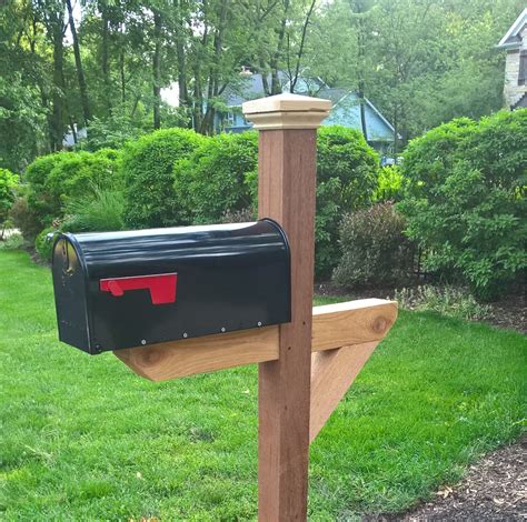 Premium Cedar Post and Mailbox Packages - Mailbox Fast - Mailbox