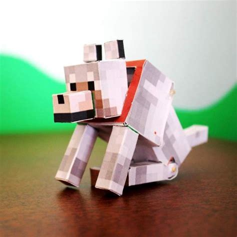 Papercraft Bendable Wolf Paper Crafts Paper Toys Bendable