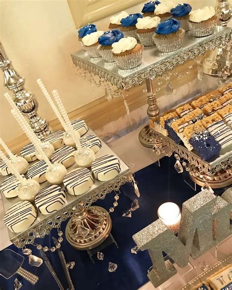 Royal Blue Silver And White Wedding Party Ideas Photo 2 Of 17 Blue