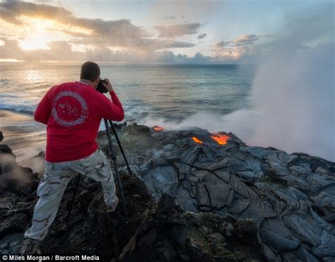 Photographer Miles Morgan Captures Close Up Pictures Of Erupting