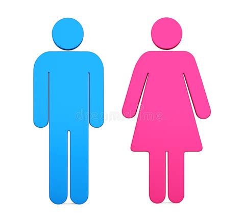 Man And Woman Symbol Sign Isolated Stock Illustration Illustration Of