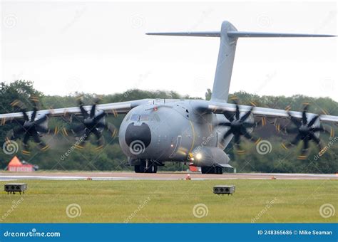 Airbus A400m Atlas Military Tactical Transport Aircraft On Military