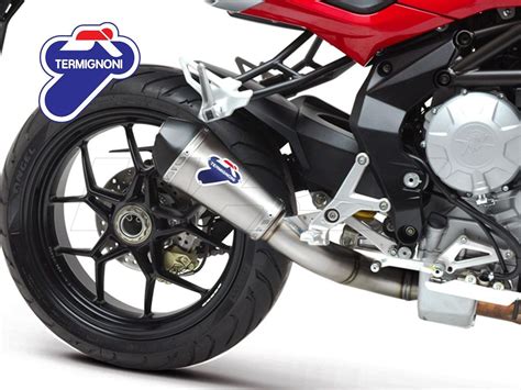 At only 163 kg dry, the mv agusta brutale 675 can satisfy even the most demanding of riders. MV09080TVT SILENCER TERMIGNONI TITANIUM CARBON MV AGUSTA ...