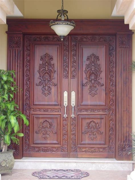 Pin by Malik Imran on Doors | Wooden main door design, Double door 