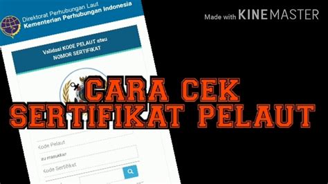 Di bawah ini dan klik tombol cari sertifikat. CARA CEK SERTIFIKAT PELAUT - YouTube