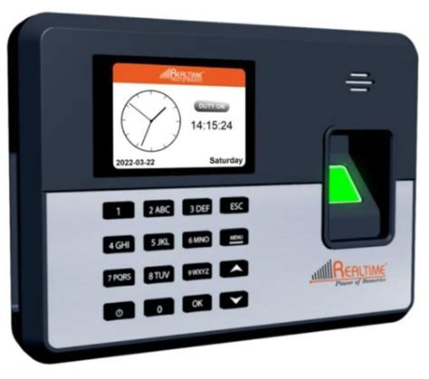 Realtime C101 Biometric Attendance System Finger Print At Rs 3680 In