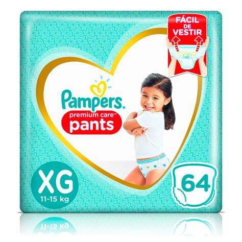 Kit Fralda Pampers Pants Premium Care Top Xg 64 Unidades 3 Pacotes