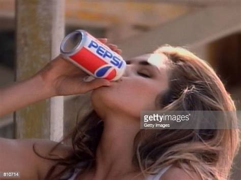 Supermodel Cindy Crawford Drinks A Pepsi In An Award Winning Ad