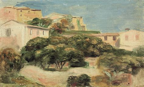 Pierre Auguste Renoir 1841 1919 Vue De Cagnes Christies