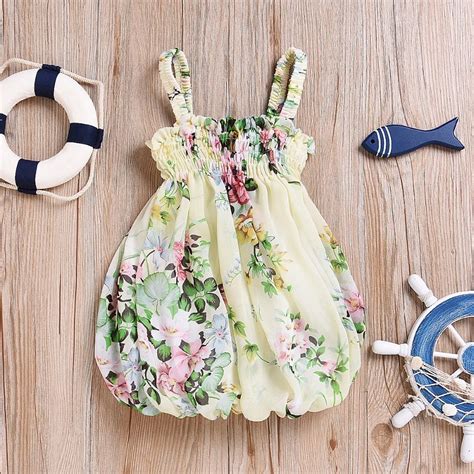 Buy Puseky 0 3t Baby Girl Dress Floral Strappy