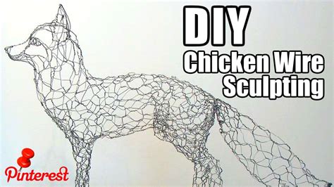 Diy Chicken Wire Fox Man Vs Pin 6 Chicken Wire Art Chicken Wire