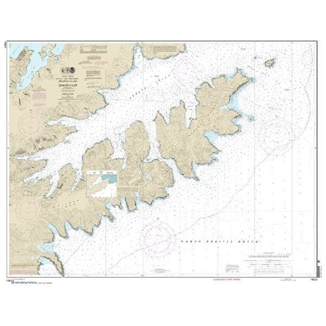 Shuyak Strait And Bluefox Bay Nautical Chart Nautical Chart 16605 No