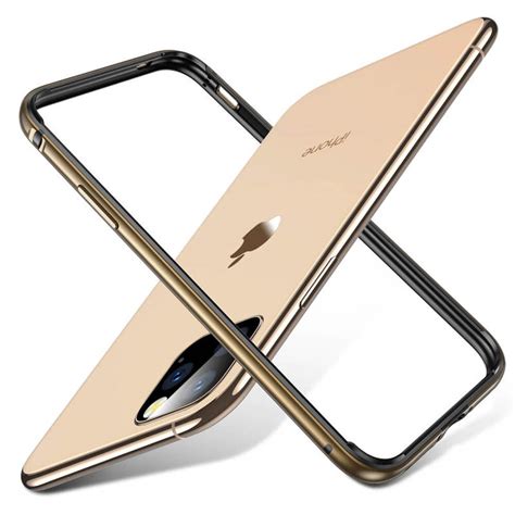 The iphone 11 pro max bumper case is designed to ensure signal strength remains unaffected. iPhone 11 Pro Crown Metallbumper Hülle Case - ESR