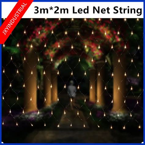 Waterproof 220v 110v 3mx2m Led Outdoor Indoor Net Lights Christmas