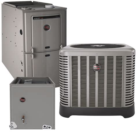 Ruud 5 Ton 14 Seer Ac And 125k 80 Afue Single Stage Gas System My