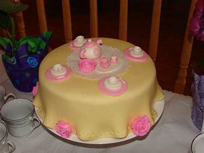 Tea Cakes Party Birthday Decoration Cake