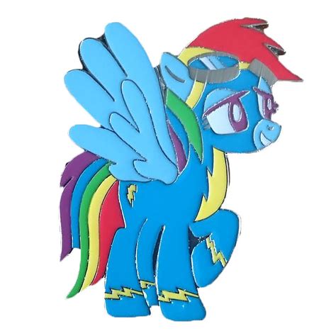 My Little Pony Rainbow Dash Pin Enterplay Item Mlp Merch