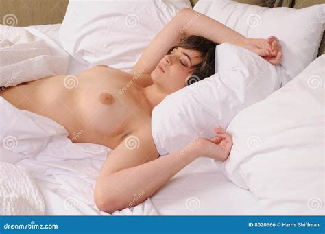 Sleeping Nude Stock Photo Image Of Beauty Asleep Cushions