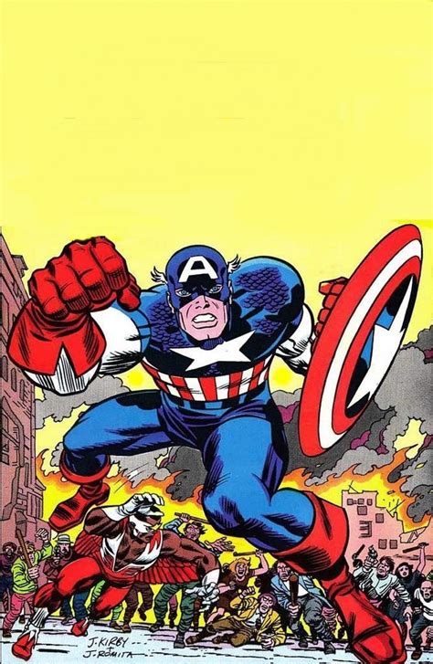 Captain By Kirby Captain America Comic Captain America Comic Books