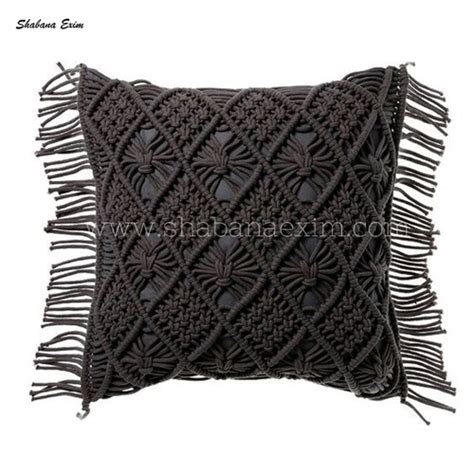 Knotted Bohemian Decorative Pillow Case Macrame Cushion Covers At Best