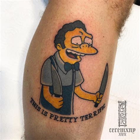 15 Entertaining Homer Simpson Tattoos Tatuajes De Dibujos Animados