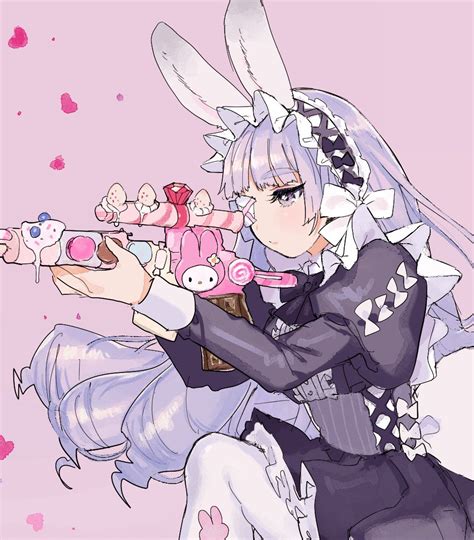 Kawaii Anime Girl Rabbit