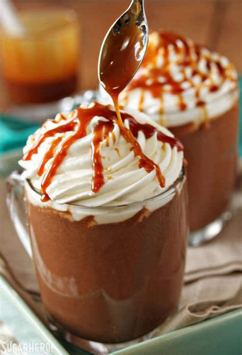 Salted Caramel Hot Chocolate Sugarhero