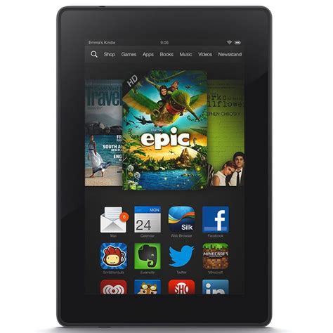 Amazon Kindle Fire Hd 3rd Gen 8gb Wi Fi 7 Tablet Dual Core Dolby