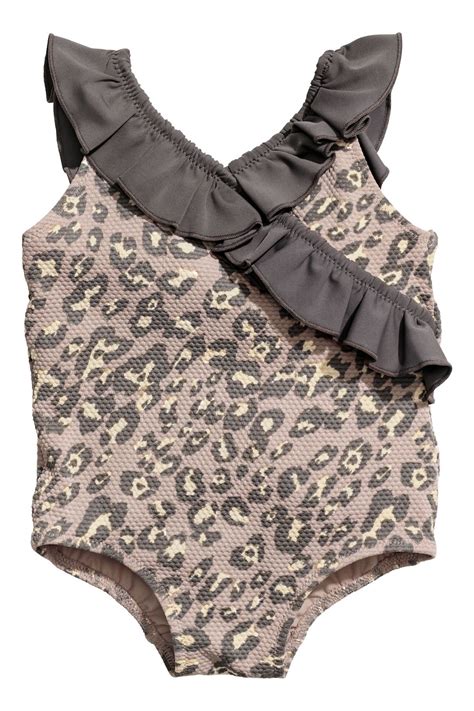 Swimsuit Taupeleopard Print Girls Clothing Online Baby Girl