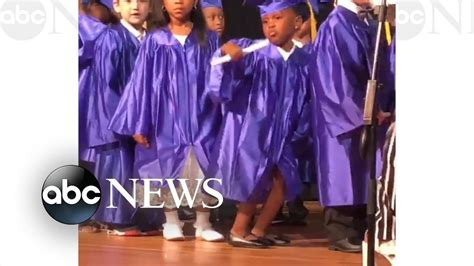 5 Year Olds Dance Moves Steals The Show At Pre K Graduation Youtube