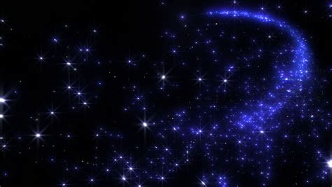 Beautiful Night Sky With Twinkle Stars Loopable
