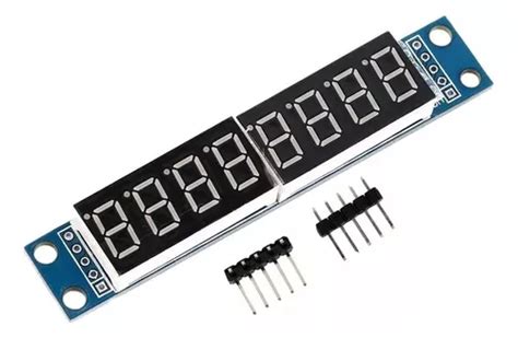 Módulo Display 7 Segmentos 8 Digitos Max7219 Arduino Pic MercadoLibre