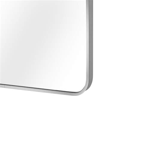Decorative Silver Mirrorrounded Rectangular Wall Mirror