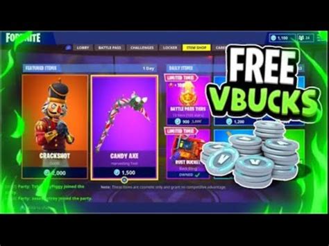 How To Get Free V Buck No Clickbait Youtube