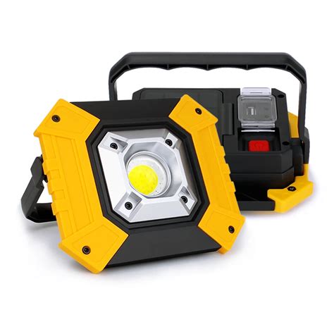 Portable Rechargeable Led Work Light Aa18650 Battery Brightest