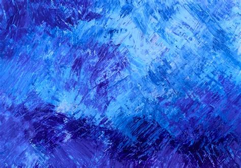 Fondo De Textura De Pincelada De Pintura Azul Abstracto 1225934 Vector