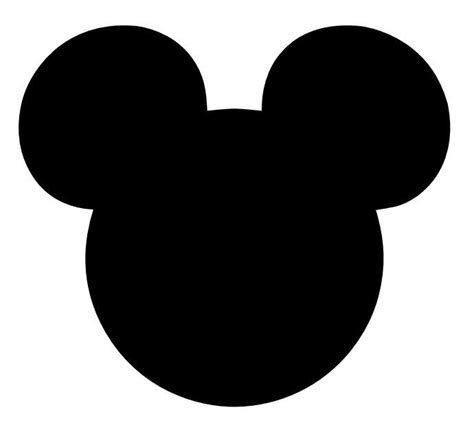 Mickey Mouse Head Silhouette Clip Art Images And Pictures Becuo