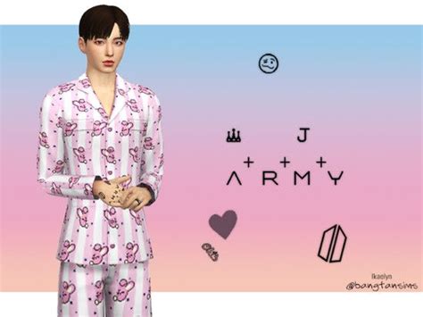 Bts Jungkooks Army Tattoo On Right Hand Found In Tsr Category Sims 4
