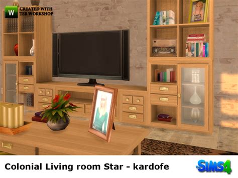 Kardofecolonial Living Room Star