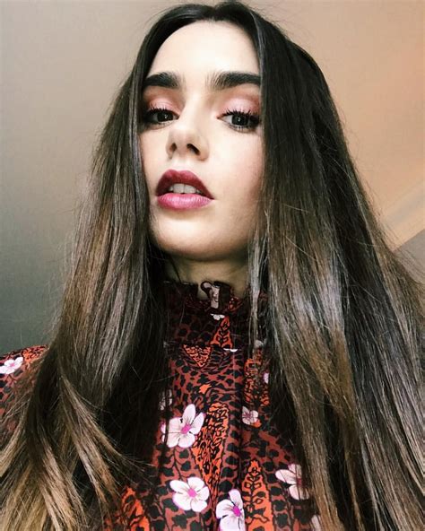 Selfie Lily Collins Lily Collins Style Celebrity Makeup