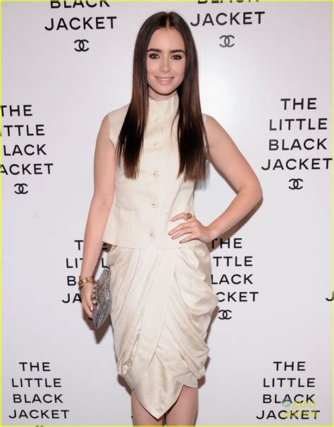 Lily Collins Chanel Little Black Jacket Event Photo 476358