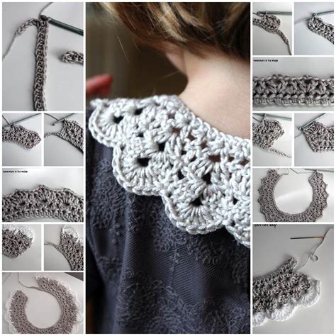 DIY Pretty Crochet Collar