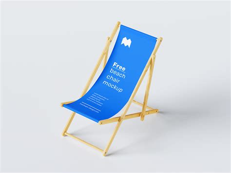 Download Free Beach Chair Mockup PSD Template