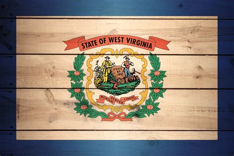 Flag Of West Virginia Wood Texture Download It For Free
