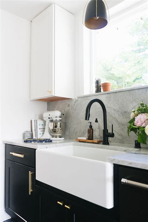 I've learned a few new tricks since the last time i painted the cabinets so i thought i'd share. Our Tuxedo Kitchen Renovation Reveal in 2020 | Kitchen remodel small, Kitchen renovation ...