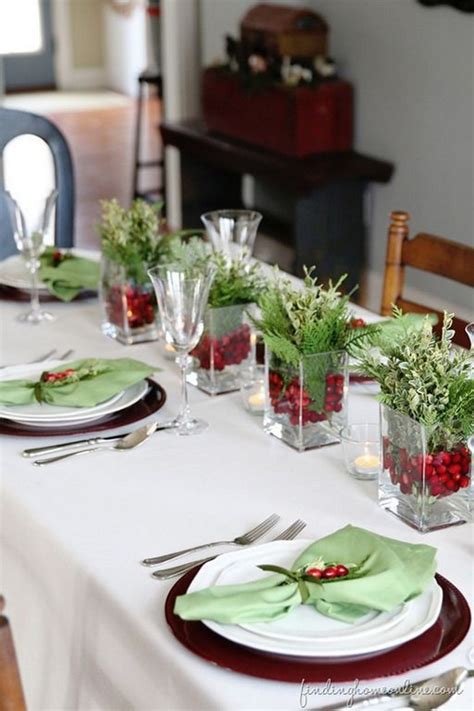 100 Beautiful Christmas Table Decorations From Pinterest Christmas Photos